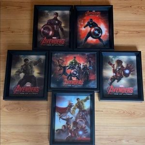 AVENGERS FRAMED HOLOGRAPHIC PRINT